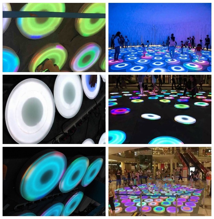 Circle LED  round portable dance floor IP65 for sale  HS-LCDF01